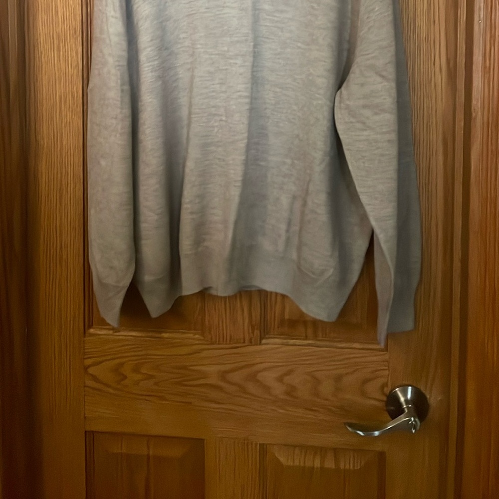 Jos. A. Bank Light tan, purple and burgundy  
3 Crewneck Sweaters.